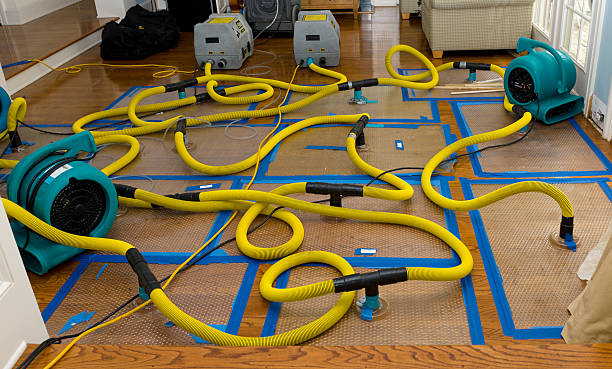 Professional Storm Water Damage Restoration technician working in Glassport, PA